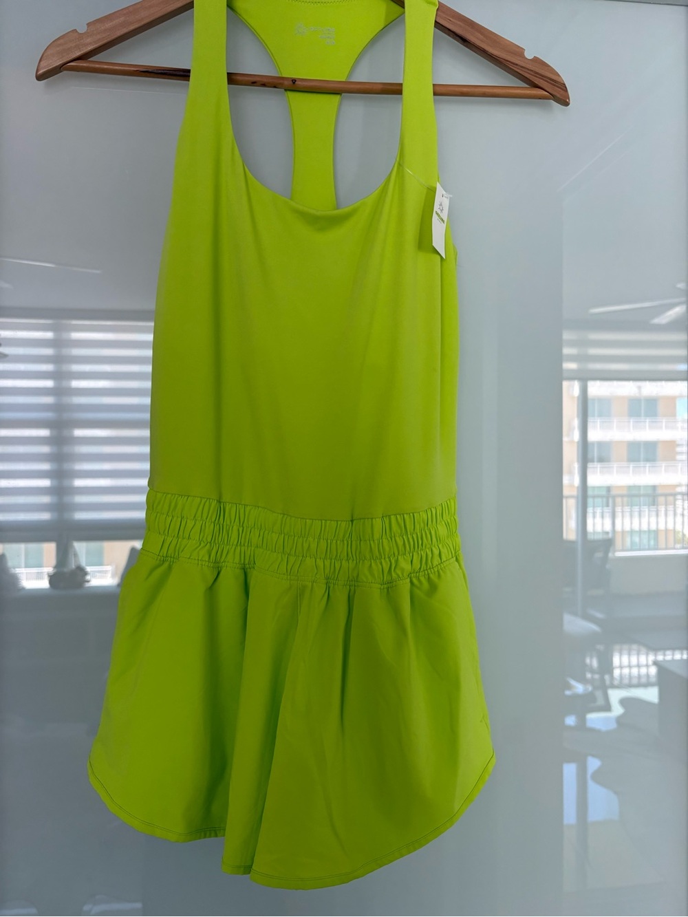 Offline One-Piece Lime Green Active Romper